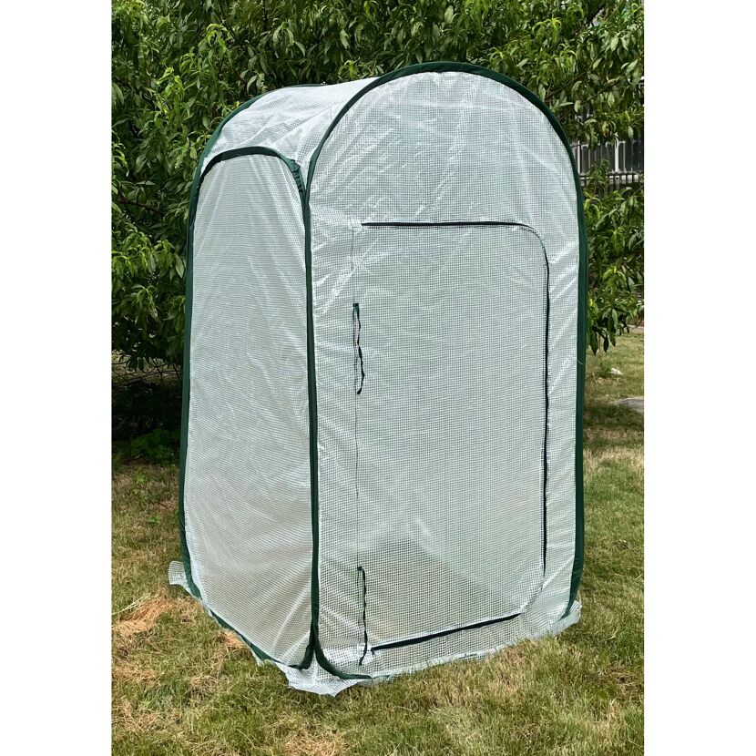 Kleines Gewächshaus im Garten