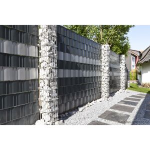 Gabionensäule 'Rubin' Stahl feuerverzinkt 100 x 27 x 27 cm