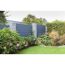 Garten mit Gartenteich und Sichtschutz