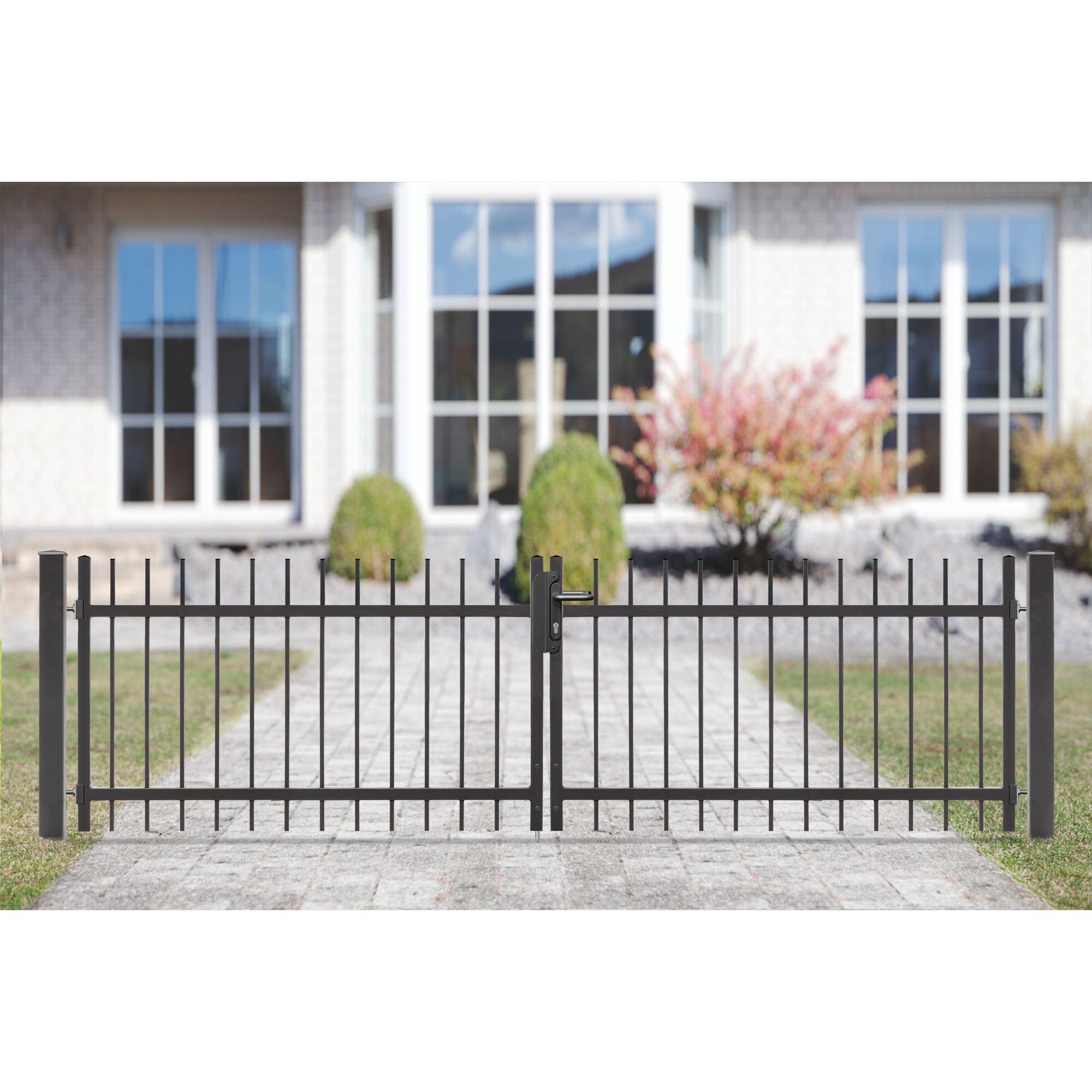 Doppelstabmatten Gartentor