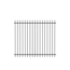 Zaunsystem-Set 'Residenz select Basel+' anthrazit für Hanglage 1200 x 150 cm