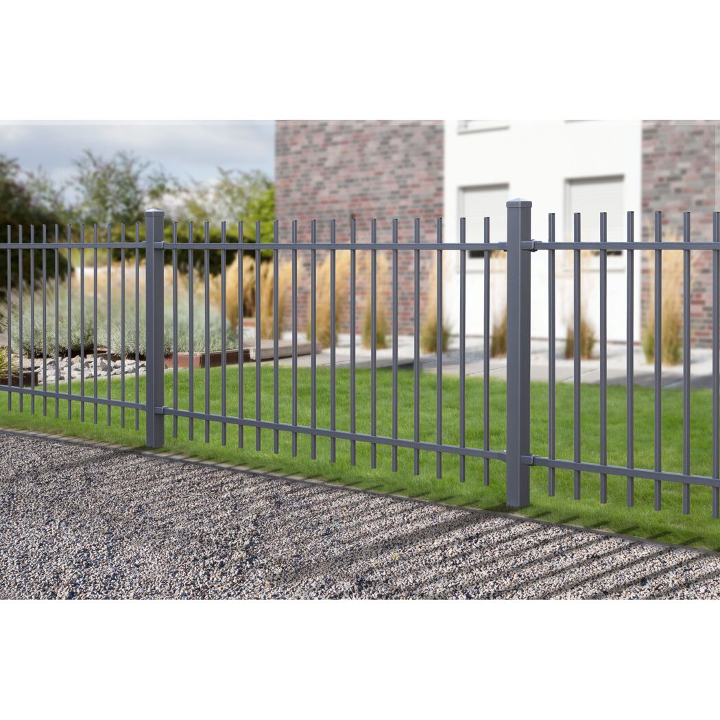 Gartenzaun aus Metall