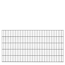Doppelstabmattenzaun-Set 'Pico S 2.0' anthrazit 1400 x 100 cm