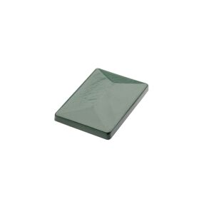 Pfostenkappe moosgrün für Zaunpfosten 60 x 40 mm