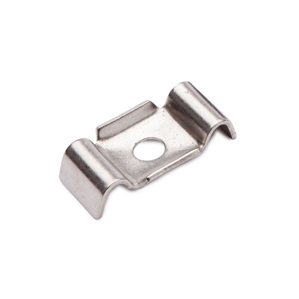 Metallisches Klemmelement mit Loch