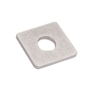 Halteplatte Edelstahl für Gitterzaunklemme 3 x 3 cm