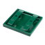 Torpfostenkappe Aluminium moosgrün 80 x 80 mm