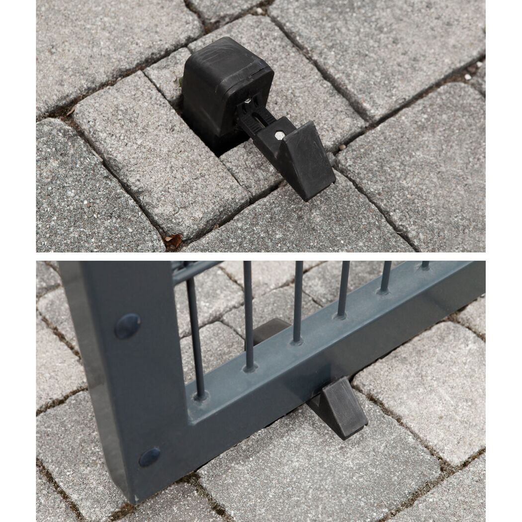 Seitenfeststeller für Gartentor