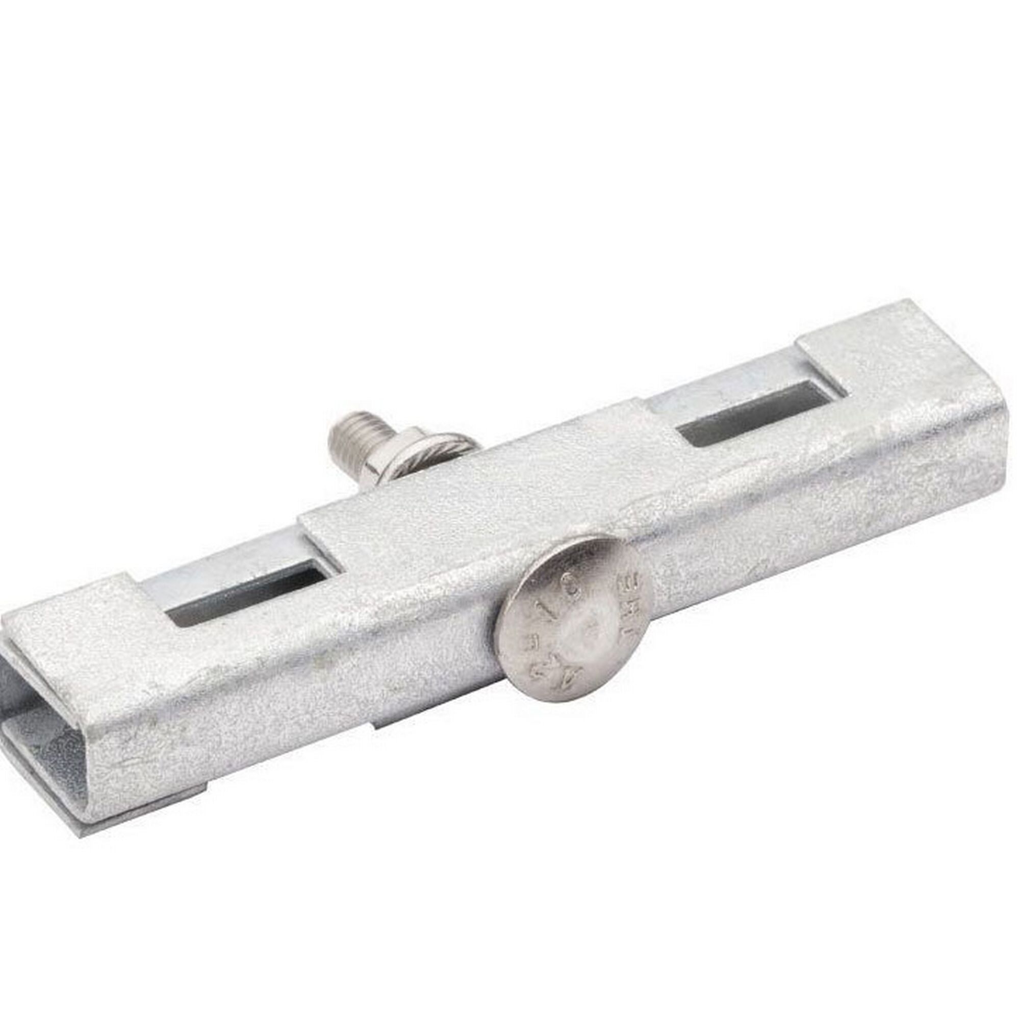 Metallischer Winkelverbinder mit Schraube