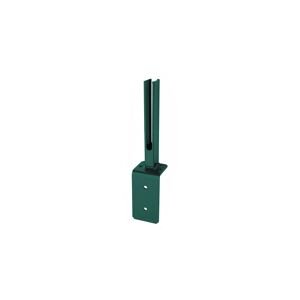 Fußplattenwinkel 'Universal' moosgrün für Zaunpfosten Typ U/PM/A/X 60 x 40 mm