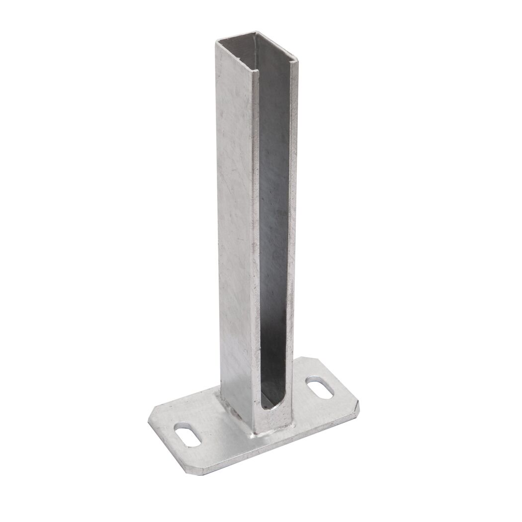 Metallischer Zaunpfosten