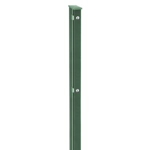 Zaunpfosten 'Typ VAP' moosgrün 130 cm, für Doppelstabmattenzaun bis 83 cm Höhe