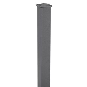 Zaunpfosten 'Residenze select+' anthrazit 150 cm für Zaunhöhe bis 90 cm