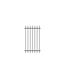 Schwarzes Metallgitter