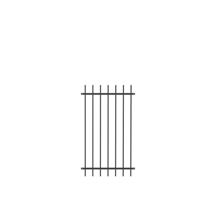 Schwarzes Metallgitter