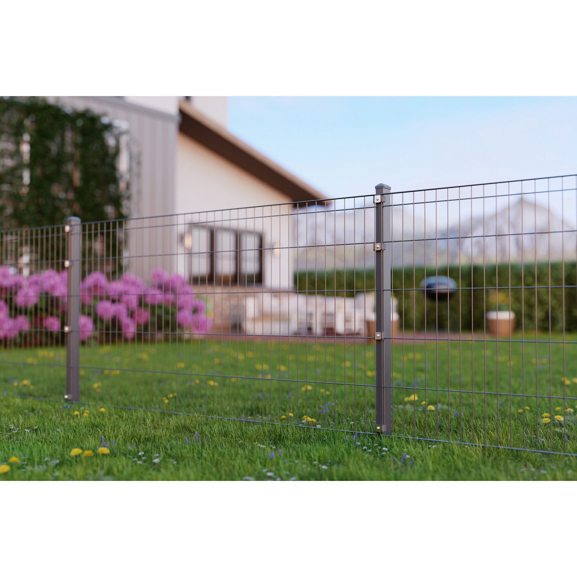 Gartenzaun aus Metall