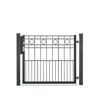 Gartenpforte aus Metall mit Zierspitzen