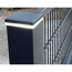 LED-Pfostenkappe anthrazit für Torpfosten 12 x 12 cm