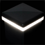 LED-Pfostenkappe anthrazit Blinklicht für Torpfosten 15 x 15 cm