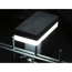LED-Pfostenkappe anthrazit 3 Stück für Zaunpfosten 6 x 4 cm, inklusive Trafo