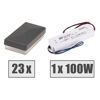 23 LED-Trafos und 1 LED-Trafo, 100W