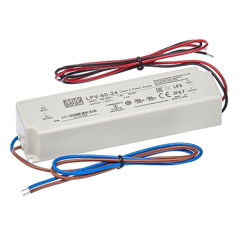LED-Trafo mit Kabeln
