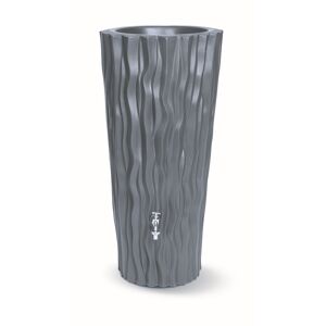 Regentonne 'Alana' anthrazit 160 l mit Hahn bepflanzbar