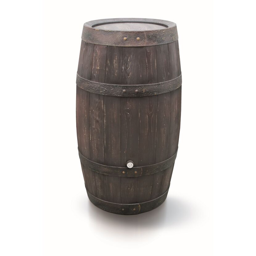 Regentonne 'Barrique' dunkelbraun 250 l