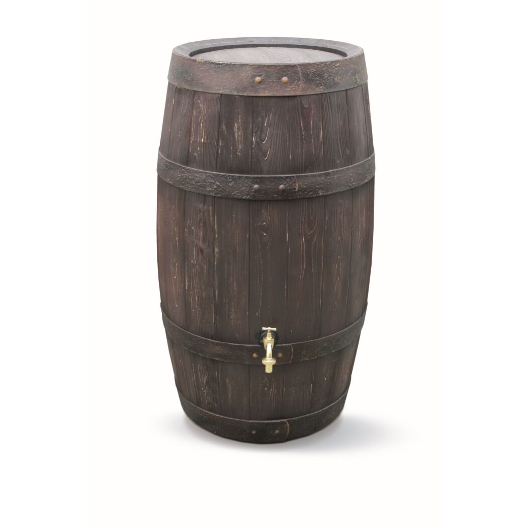 Regentonne 'Barrique' dunkelbraun 250 l