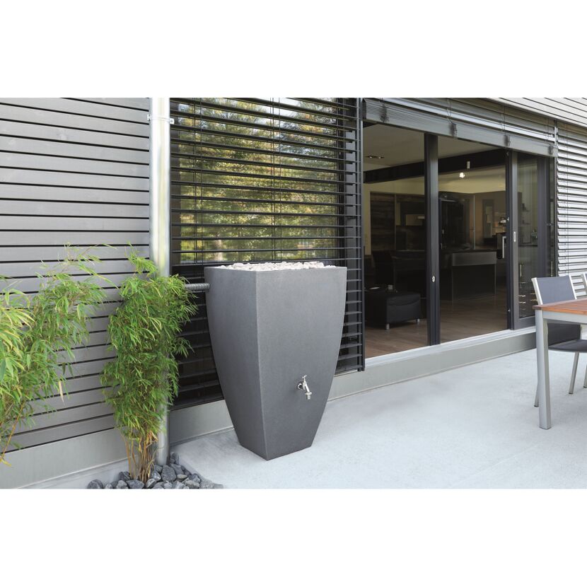 Regentonne 'Modena' grau 200 l