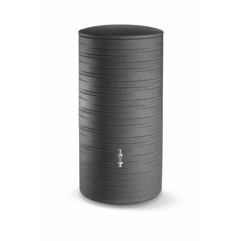 Regentonne 'Novara' graphitfarben 280 l