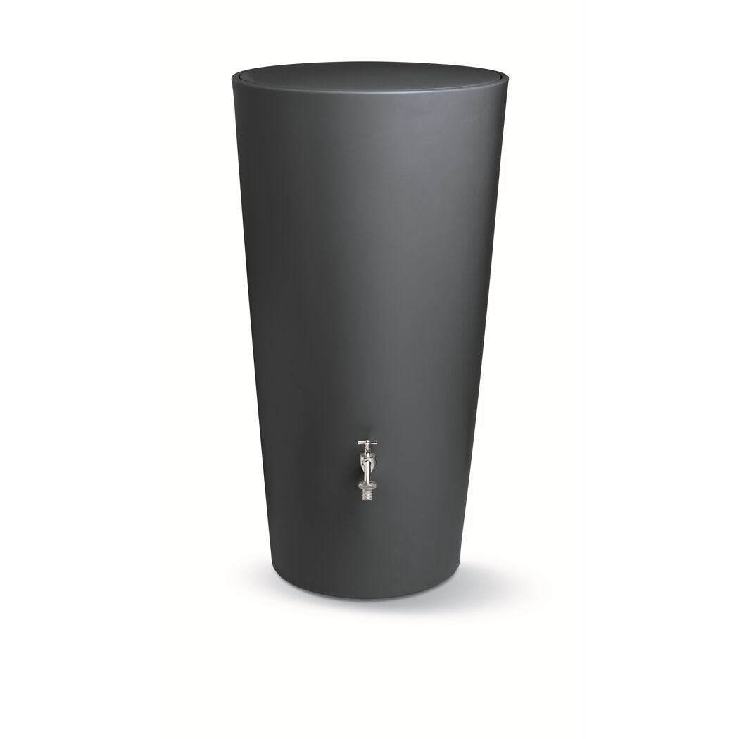 Regentonne 'Rainbowl' anthrazit 210 l