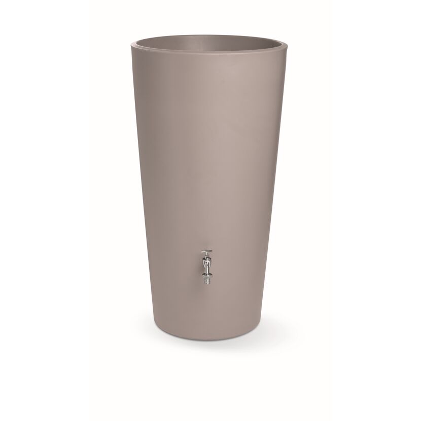 Regenspeicher bepflanzbar 'Rainbowl Flower' mokkafarben 150 l