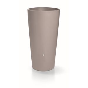 Regenspeicher 'Rainbowl Flower' moccafarben 150 l, mit Pflanzschale