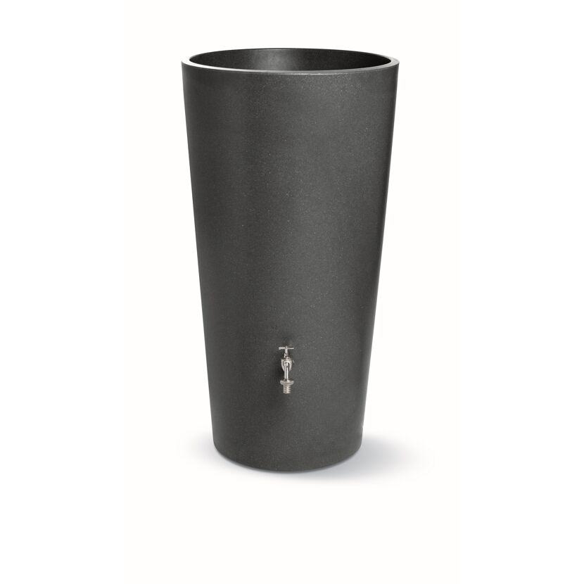 Regenspeicher bepflanzbar 'Rainbowl Flower' anthrazit 150 l