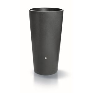 Regenspeicher 'Rainbowl Flower' grau 150 l, mit Pflanzschale