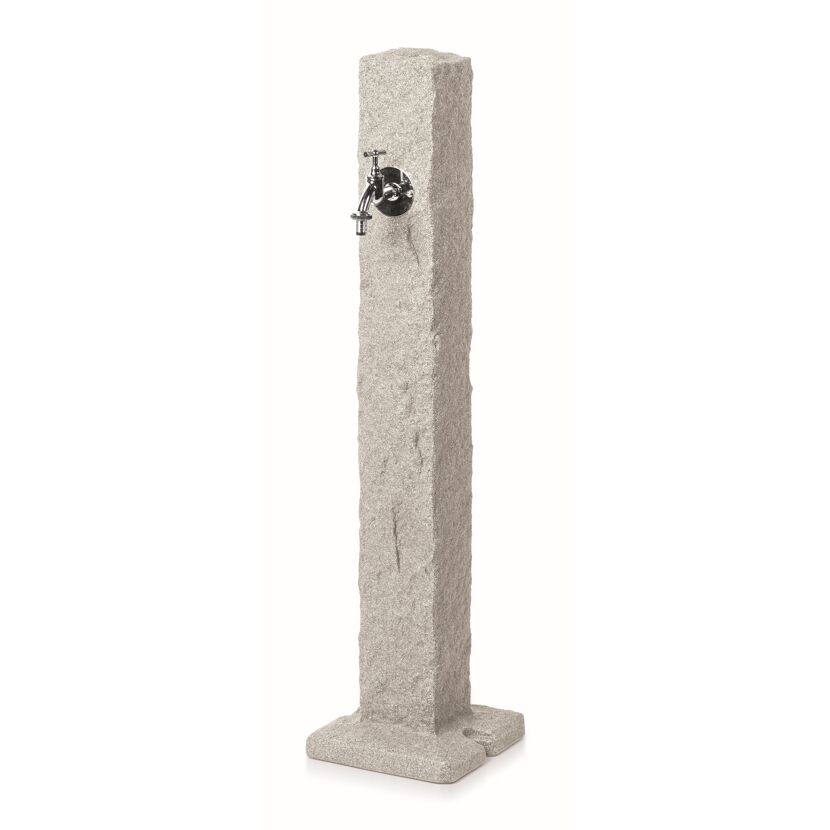 Wasserzapfsäule 'Natura' hellgrau 98 cm