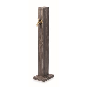 Wasserzapfsäule 'Forest' Holzoptik dunkelbraun 100 cm