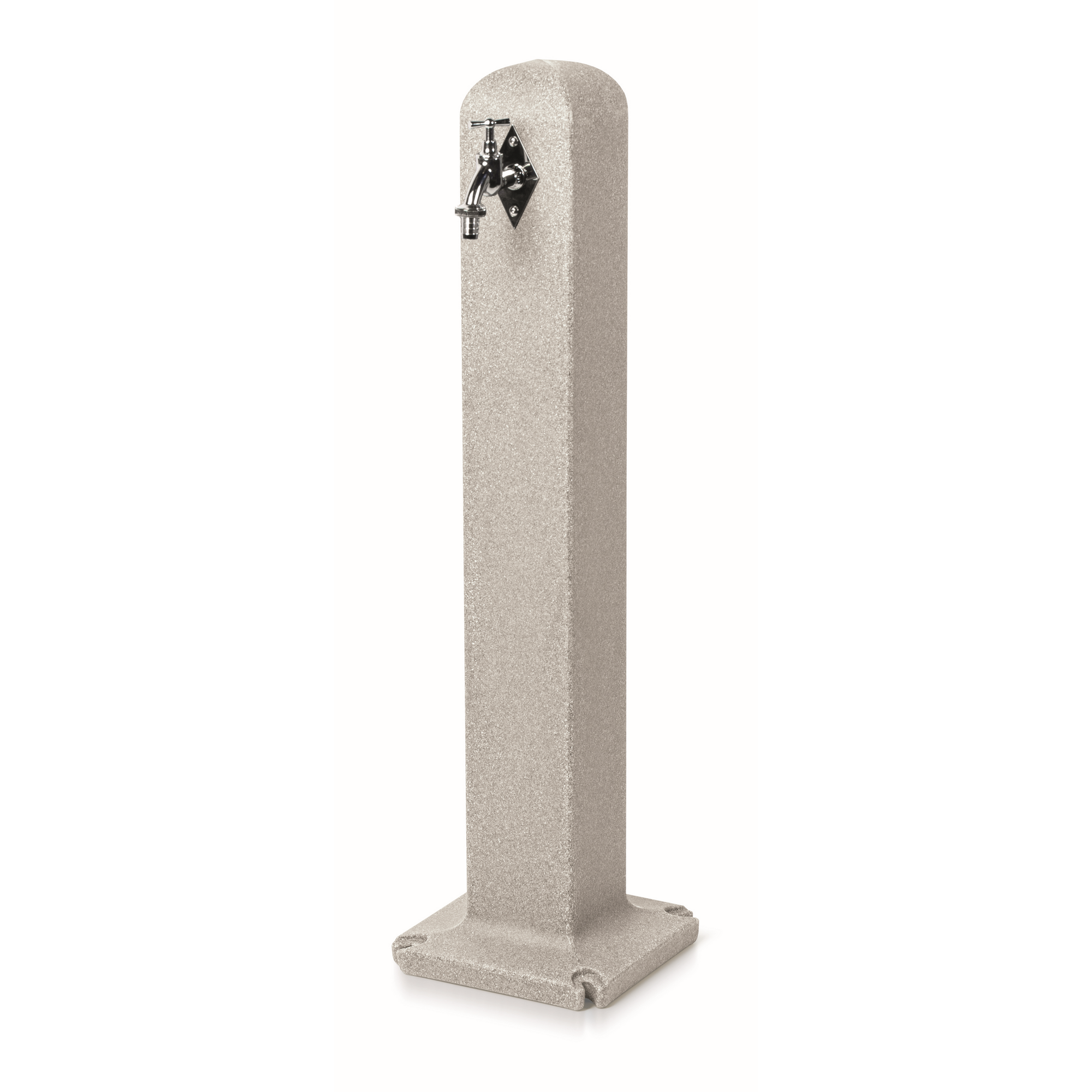 Wasserzapfsäule 'Poller' hellgrau 90 cm