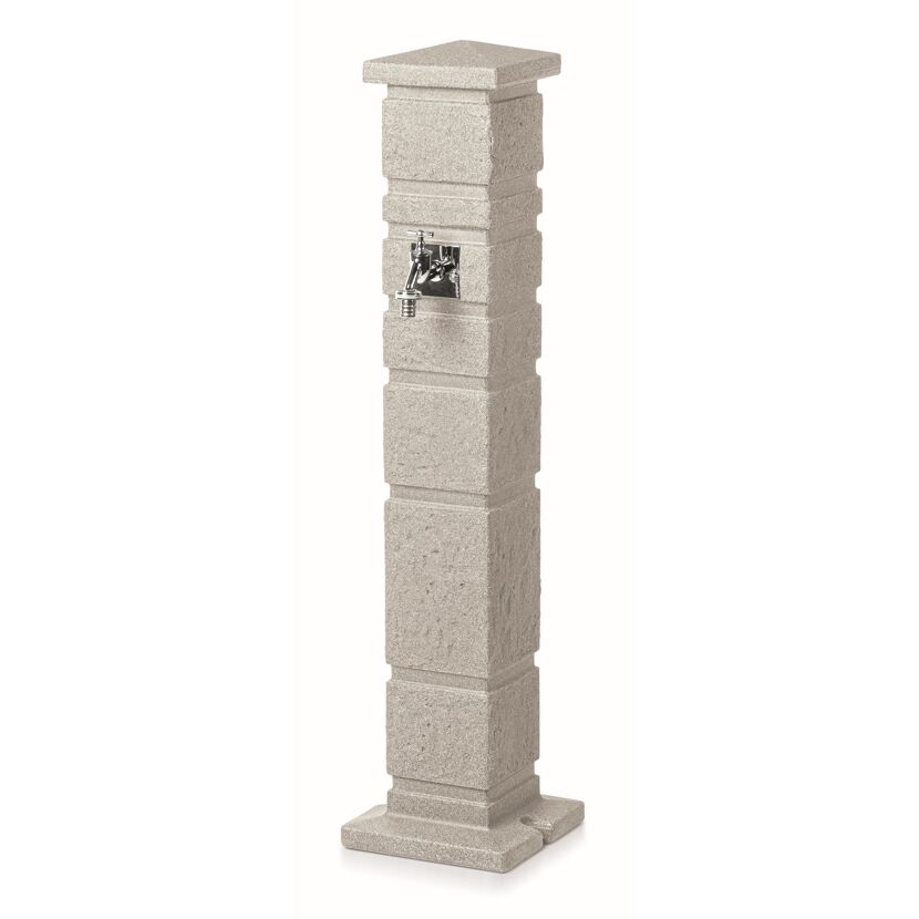 Wasserzapfsäule 'Romana' hellgrau 110 cm