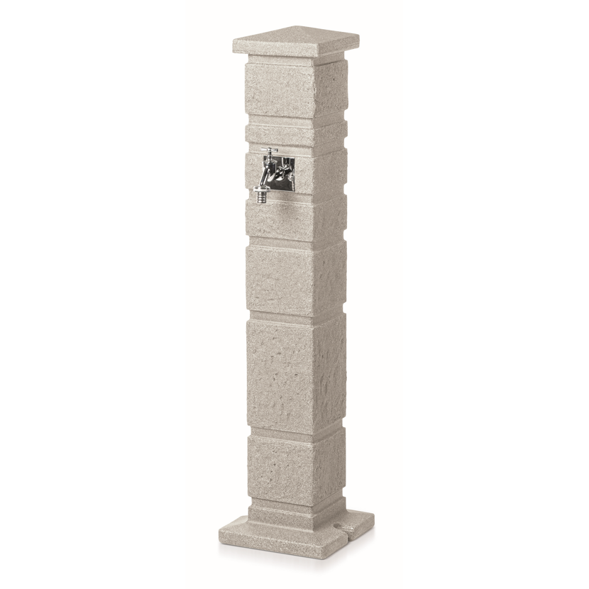 Wasserzapfsäule 'Romana' hellgrau 110 cm
