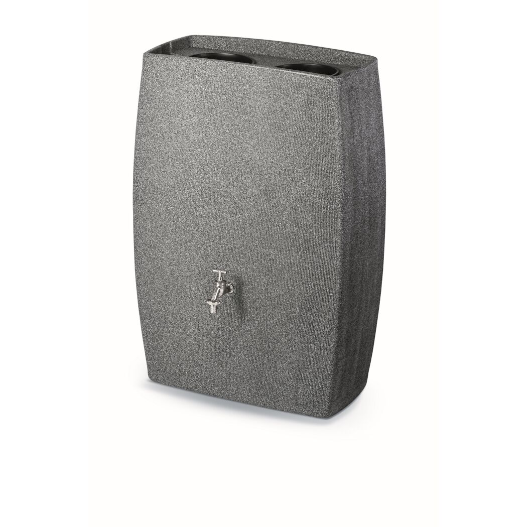 Regenspeicher bepflanzbar 'Boxy' granitgrau 270 l