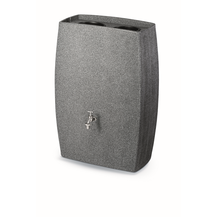 Regenspeicher bepflanzbar 'Boxy' granitgrau 270 l