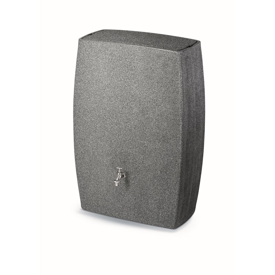 Regenspeicher bepflanzbar 'Boxy' granitgrau 720 l