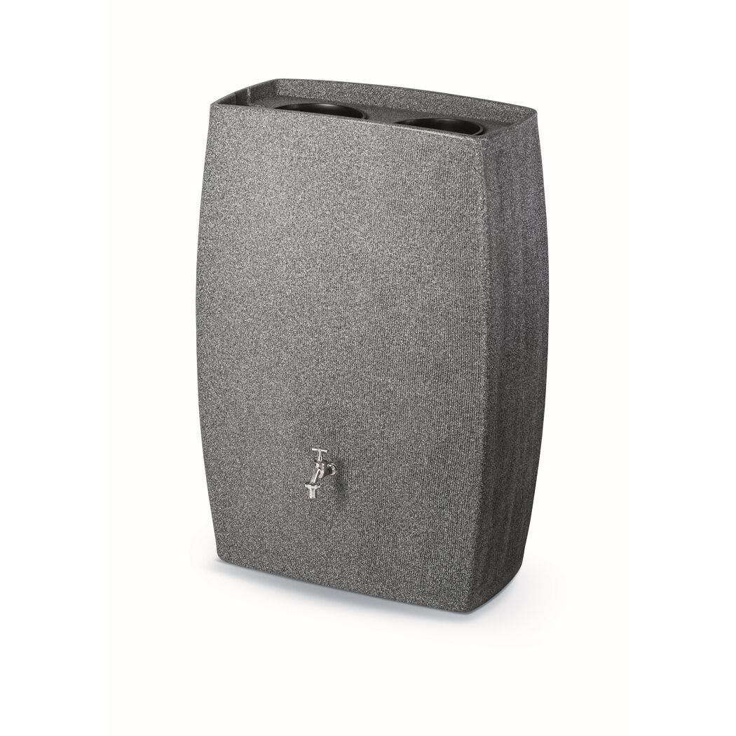 Regenspeicher bepflanzbar 'Boxy' granitgrau 720 l