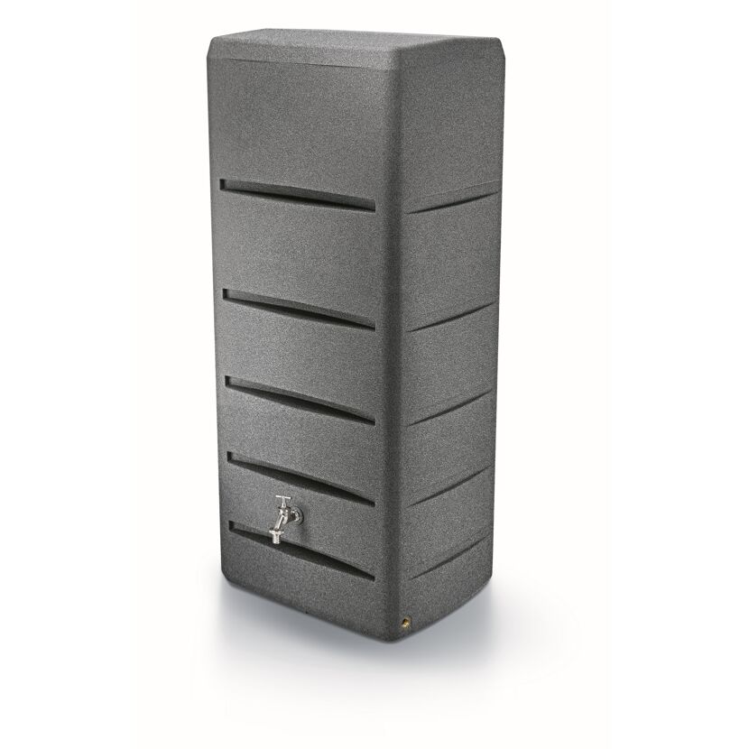 Regentonne 'Tower' granitgrau 260 l