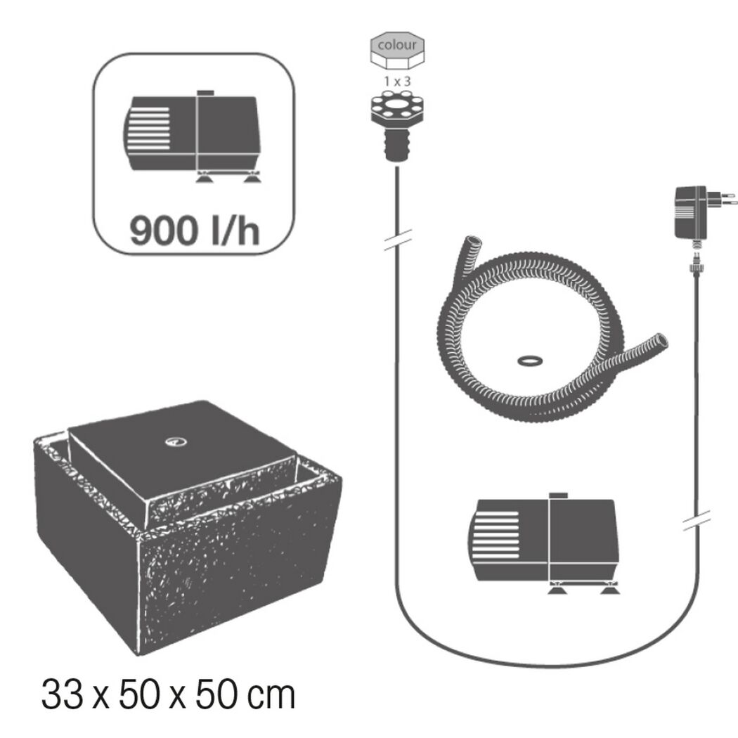 Terrassenbrunnen 'Sonora' 20,5 W