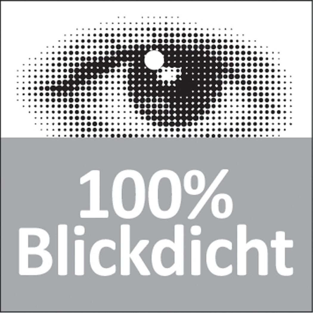 100 % blickdicht