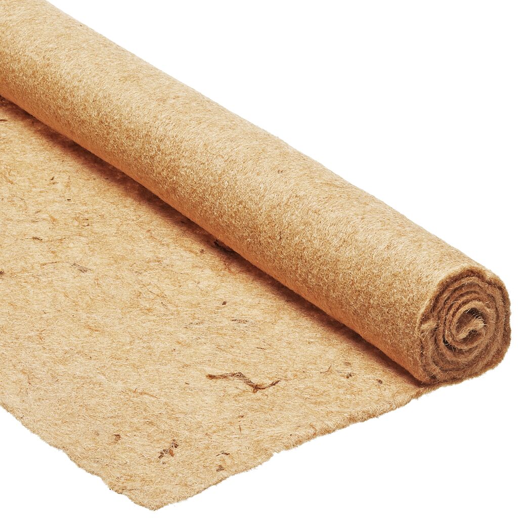 Jute Schutzmatte, 0,5 x 1,5 Meter, aufgerollt