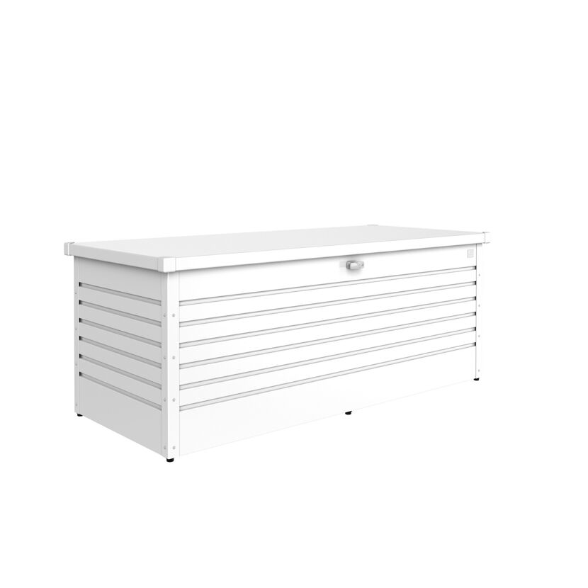 Gartenbox 'FreizeitBox 180' Stahl weiß 181 x 71 x 79 cm